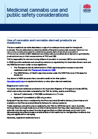 Medicinal cannabis use and public safety considerations