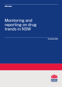 Monitoring and reporting on drug trends in NSW