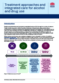 Treatment approaches and integrated care for alcohol and drug use