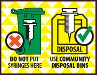 Stickers for wheelie bins