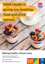 NSW HEalth is giving you healthier food and drink options