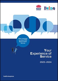 Your Experience of Service - What consumers said about NSW Mental Health Services 2023-24