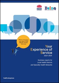 Your Experience of Service - What consumers say about NSW Mental Health Services 2023–24 Supplement 