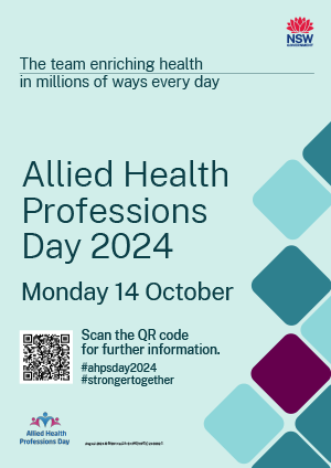 Allied Health Professions Day 2024 A3 Poster a