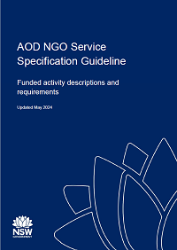 AOD NGO Service Specification Guideline